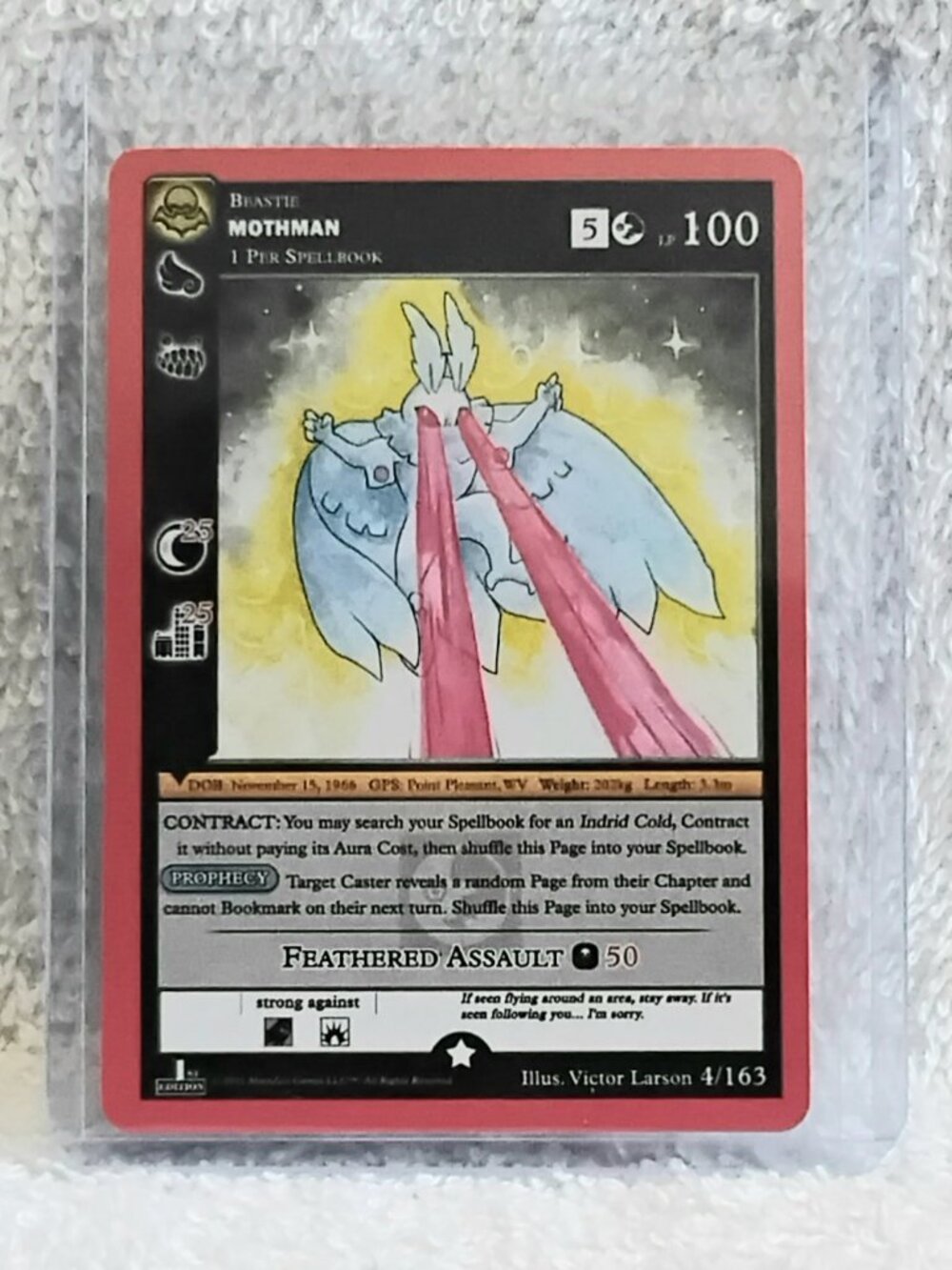5/$20 Mint 2021 Mothman Rare Metazoo Card 4/163!!